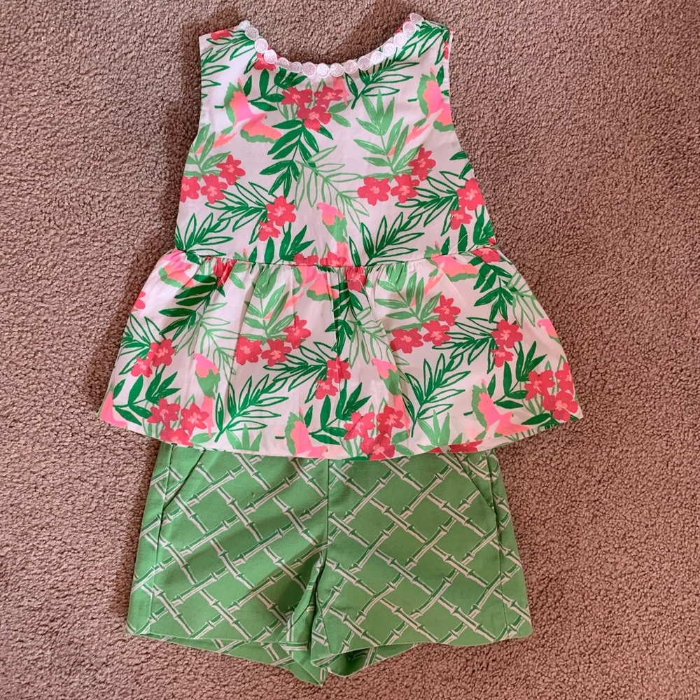 Janie and Jack girls set.  Size 5